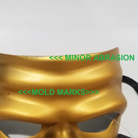 Momentum Brands - Scaramouche Venetian Half Mask - Long Nose - Gold - Picture 8 of 13
